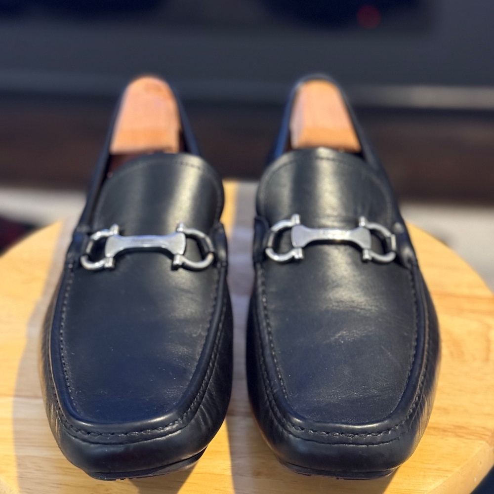 Salvatore Ferragamo Double Gancio Bit Driving Shoe Size 11 - Picture 2 of 4